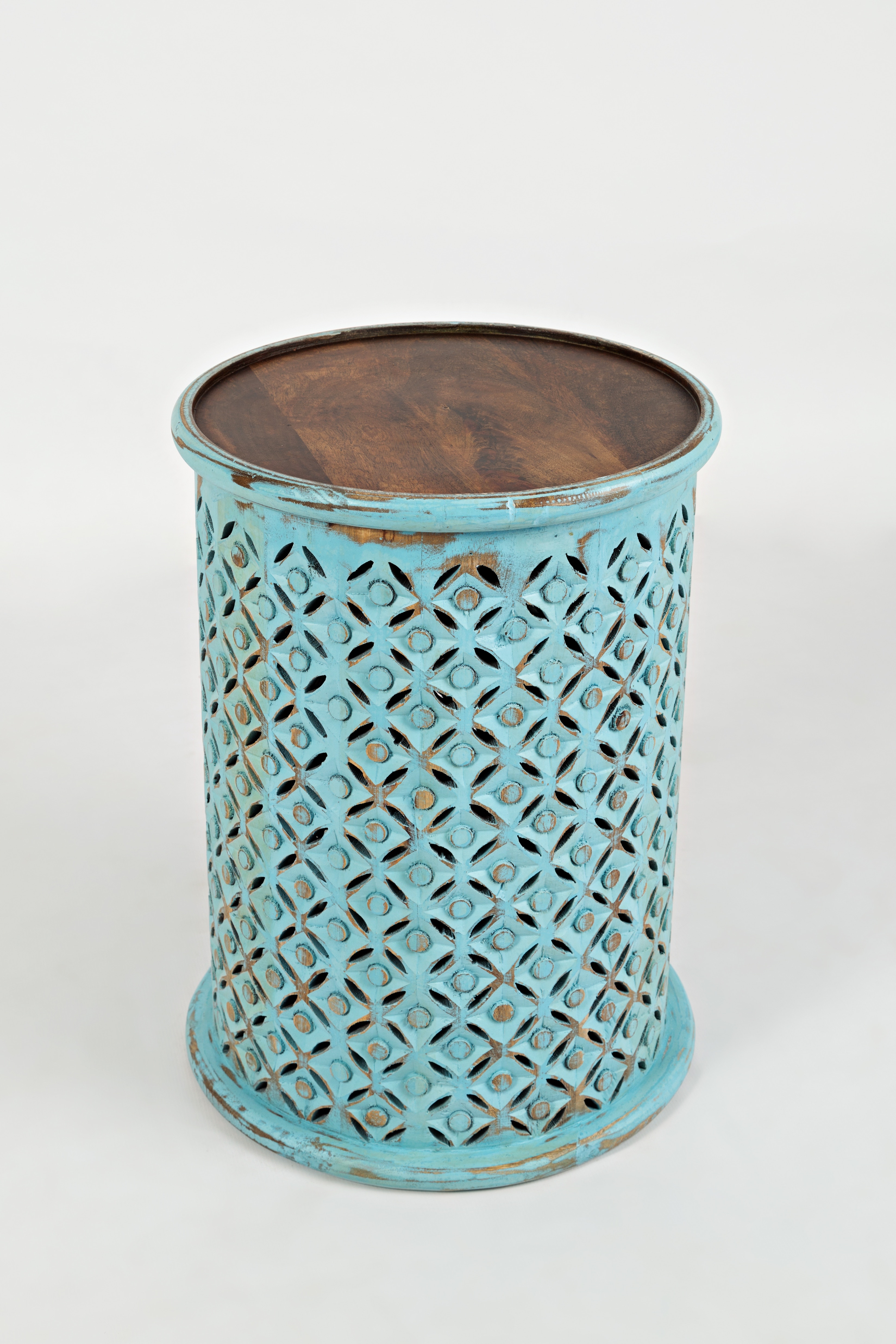 Turquoise deals accent table